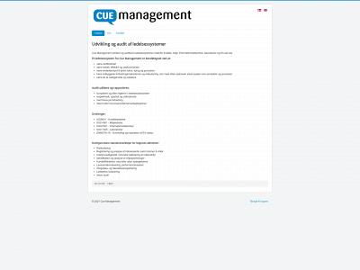 cuemanagement.dk snapshot