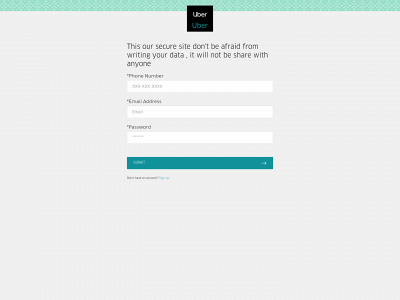 safe-uber.com snapshot