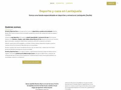 www.armeriaydeportesparra.es snapshot