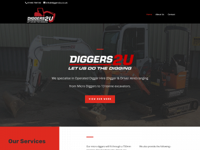 diggers2u.co.uk snapshot