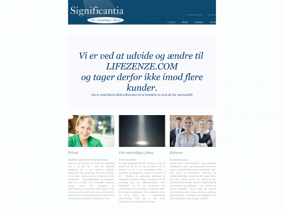 significantia.dk snapshot