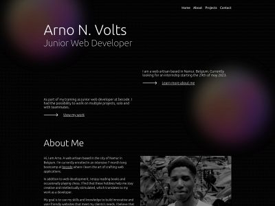 arnovolts.be snapshot