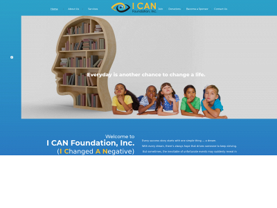 icanfoundationinc.org snapshot