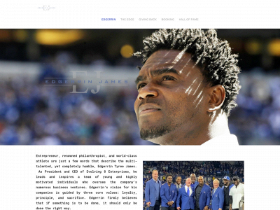 www.edgerrinjames.org snapshot