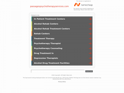 passagespsychotherapyservices.com snapshot