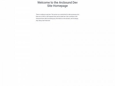 arcbounddev.com snapshot
