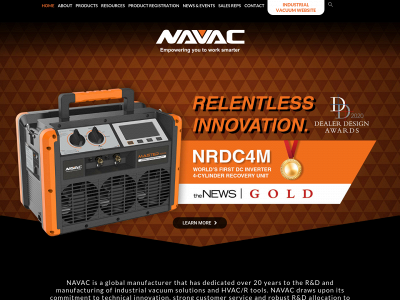 navacglobal.com snapshot