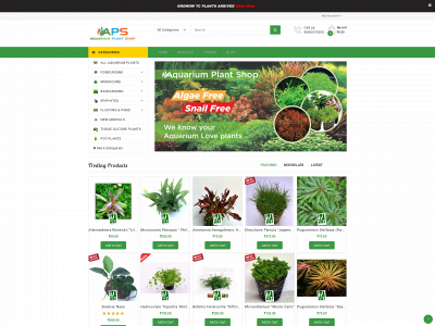 aquariumplantshop.com snapshot
