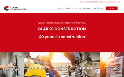 clarks-construction.co.uk snapshot