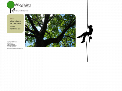arboristenmalardalen.se snapshot