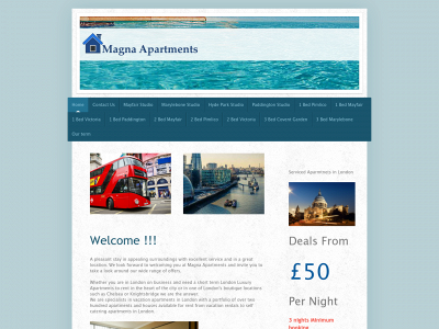 magna-apartments.co.uk snapshot