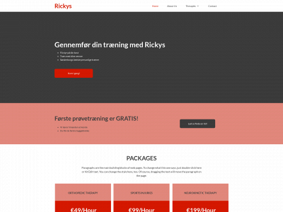 rickys.dk snapshot
