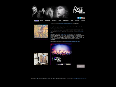 theowenpaul.com snapshot