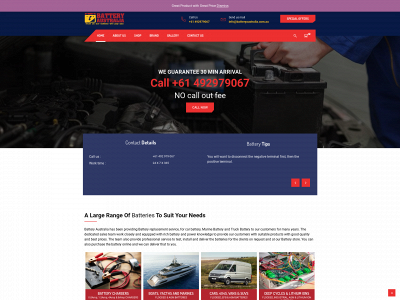 batteryaustralia.com.au snapshot