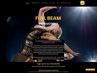 fullbeamproductions.net snapshot