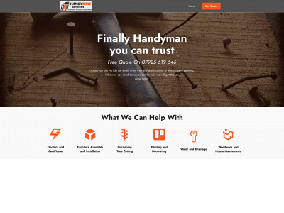handymikeservices.com snapshot