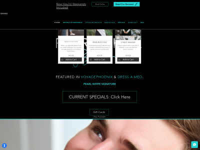 www.pearlwhitesignature.com snapshot