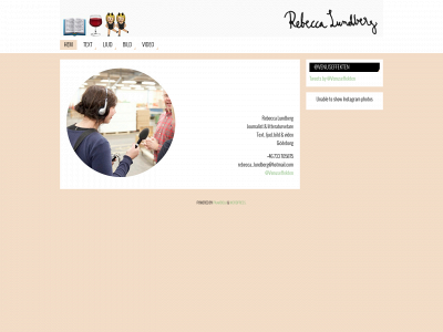rebeccalundberg.se snapshot