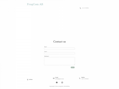 frogcom.se snapshot
