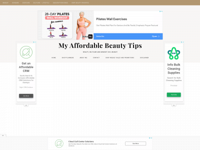 myaffordablebeautytips.com snapshot