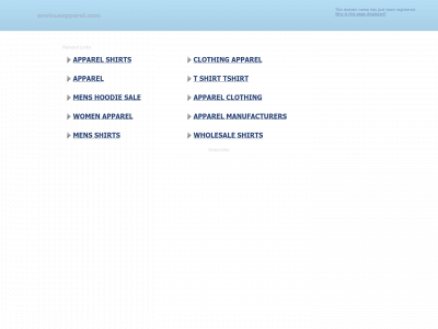 www.enviousapparel.com snapshot