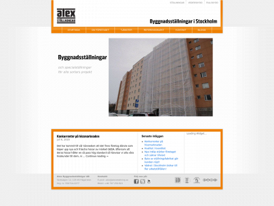 alexstallning.se snapshot