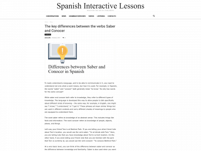 spanishinteractivelessons.com snapshot
