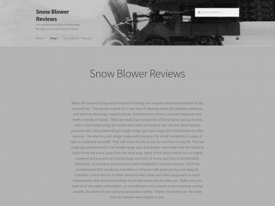 snow-blower-reviews.com snapshot
