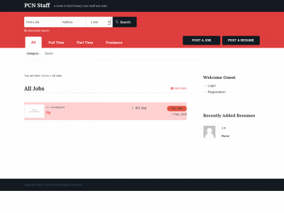 pcnstaff.com snapshot