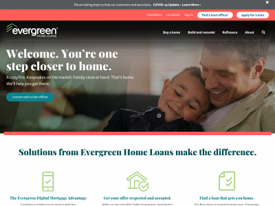 evergreenhomeloans.com snapshot