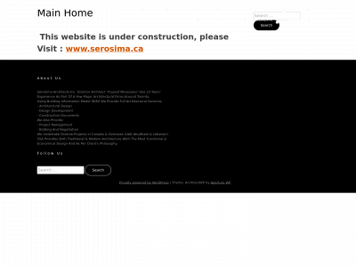 serosimaarchitects.ca snapshot