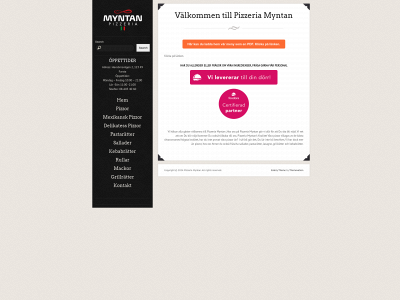 pizzeriamyntan.se snapshot