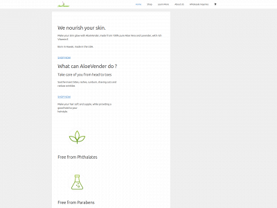aloevender.com snapshot