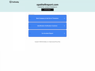 opetheftreport.com snapshot