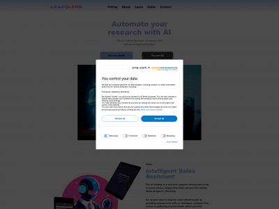 leadlens.dk snapshot