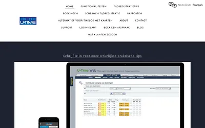 www.utime.solutions snapshot