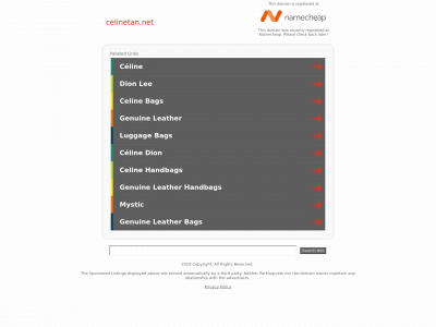 celinetan.net snapshot