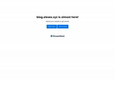 blog.alexes.xyz snapshot