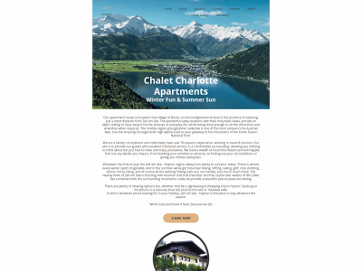 chaletcharlotte.com snapshot