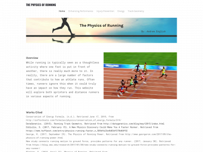 andyphysicsofrunning.weebly.com snapshot