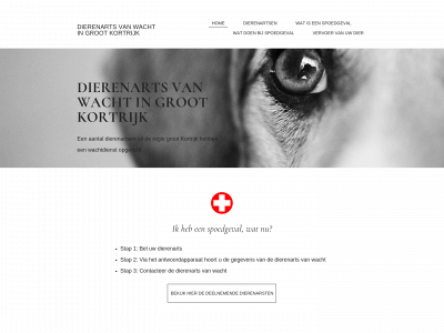 dierenartsvanwachtingrootkortrijk.be snapshot