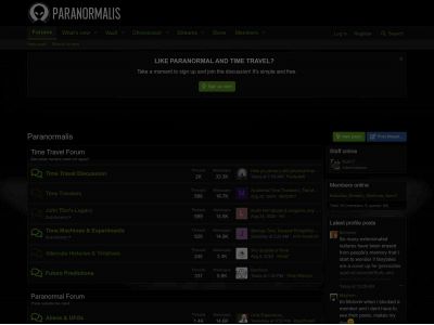 paranormalis.com snapshot