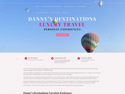 dannysdestinations.com snapshot