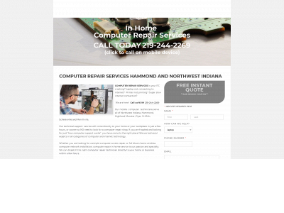 www.computerrepairhammondind.com snapshot