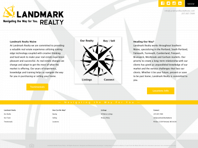 landmarkrealtymaine.com snapshot
