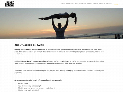 jackedonfaith.com snapshot