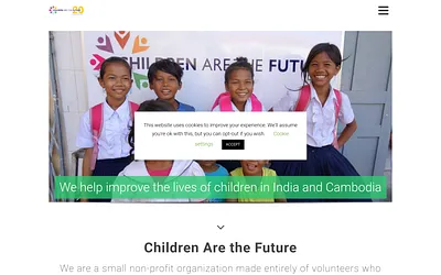 childrenarethefuture.eu snapshot