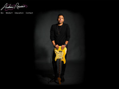 andrewrosariomusic.com snapshot