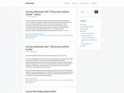 khiforum.fi snapshot