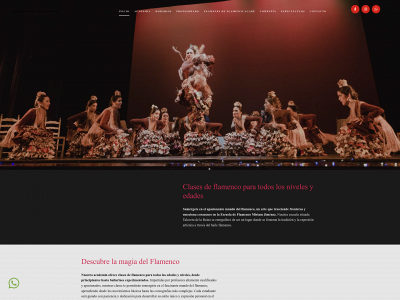 www.miriamjimenezflamenco.es snapshot